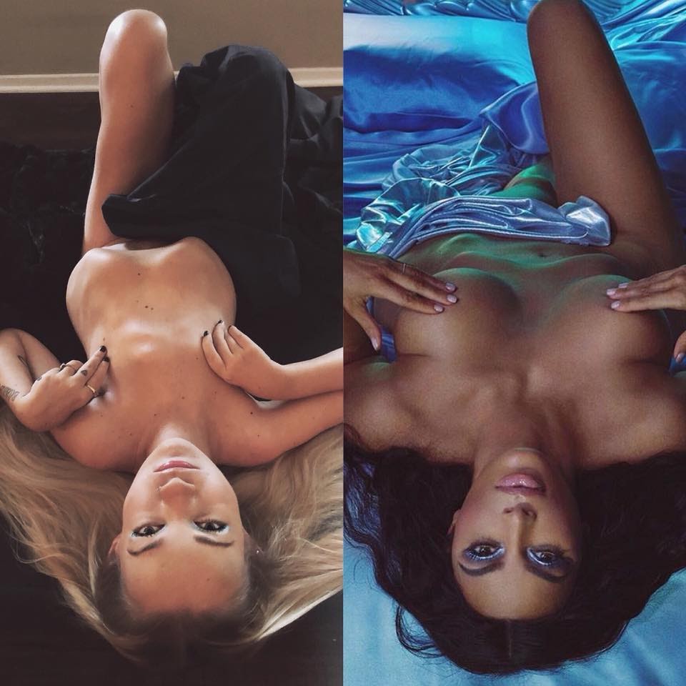Alex Dacy’s removed photo, alongside the Kim Kardashian inspo post.